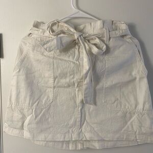 White American Eagle Tie Waist Skirt